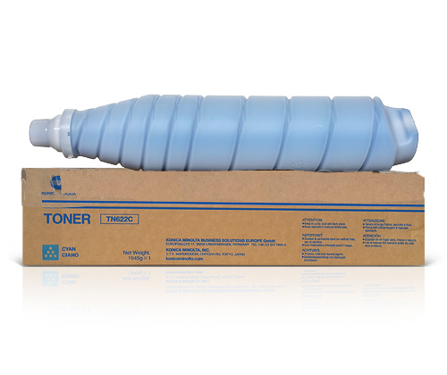 Тонер TN-622C (cyan) Konica Minolta AccurioPress C6085 / C6100, синий, ресурс 95 000 стр.