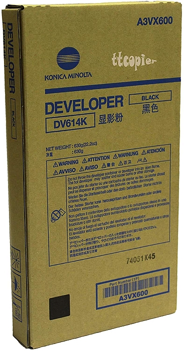 Девелопер DV-614K черный Konica Minolta bizhub PRESS C83hc (A3VX600)